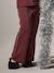 Pantalon bootcut NMFROISIN fille NAME IT bordeaux+noir - vertbaudet enfant 