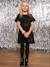 Robe fille à sequins noël capsule mère-fille noir - vertbaudet enfant 