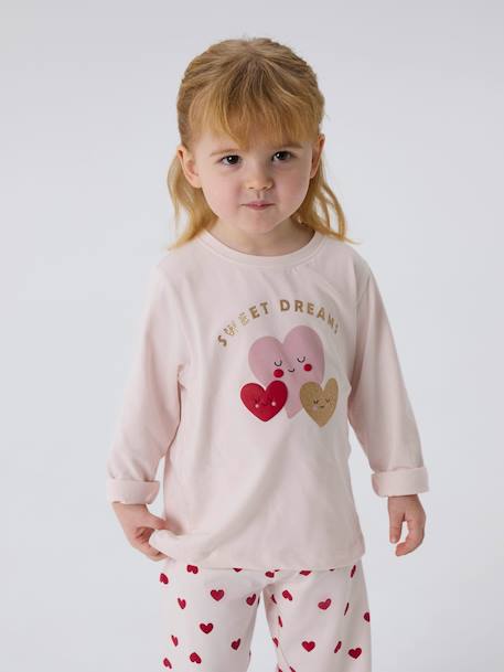 Pyjama NMFRAGNA fille NAME IT Boxy-Fit lilas+rose pâle - vertbaudet enfant 