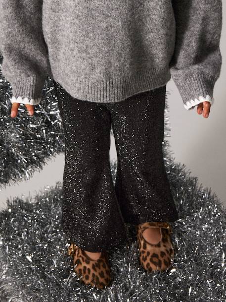 Pantalon bootcut NMFROISIN fille NAME IT bordeaux+noir - vertbaudet enfant 