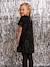 Robe fille à sequins noël capsule mère-fille noir - vertbaudet enfant 