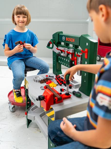 Bosch werkbank atelier en 77 benodigdheden / toebehoren meerkleurig - vertbaudet enfant 