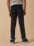 Slim fit broek in fluweel / velours voor jongens CYRILLUS BLEU FONCE UNI - vertbaudet enfant 