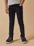 Slim fit broek in fluweel / velours voor jongens CYRILLUS BLEU FONCE UNI - vertbaudet enfant 