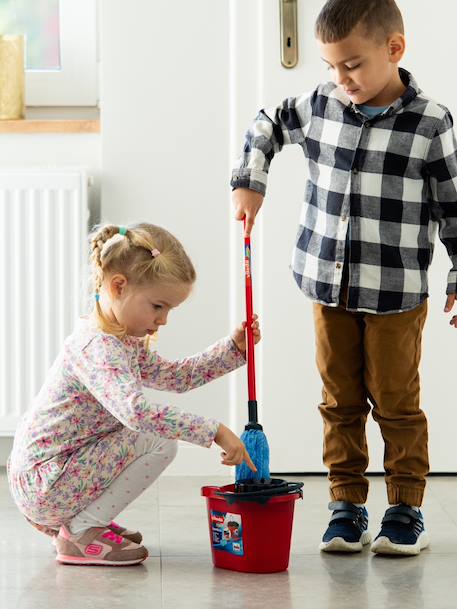 Huishoudset emmer en zwabber meerkleurig - vertbaudet enfant 