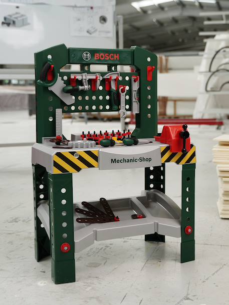 Bosch werkbank atelier en 77 benodigdheden / toebehoren meerkleurig - vertbaudet enfant 