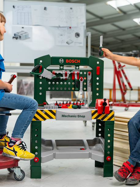 Bosch werkbank atelier en 77 benodigdheden / toebehoren meerkleurig - vertbaudet enfant 