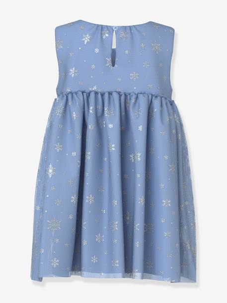 Robe en mousseline NMFVABOS fille NAME IT bleu ciel+lilas+marine - vertbaudet enfant 