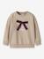 Sweatshirt NMFSETINA fille NAME IT beige+bordeaux - vertbaudet enfant 