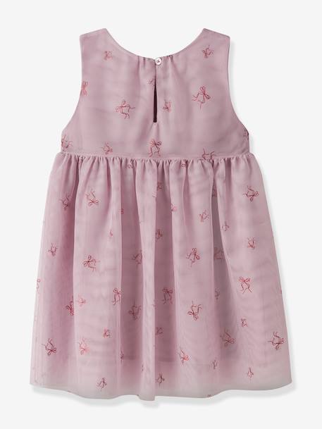 Robe en mousseline NMFVABOS fille NAME IT bleu ciel+lilas+marine - vertbaudet enfant 