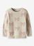Pull NMFREKKA fille NAME IT beige chiné+rouge - vertbaudet enfant 