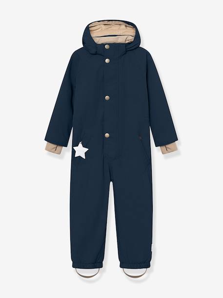 Veste de neige avec doublure polaire MATWANNI enfants MINI A TURE bleu foncé+prune - vertbaudet enfant 