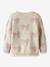 Pull NMFREKKA fille NAME IT beige chiné+rouge - vertbaudet enfant 