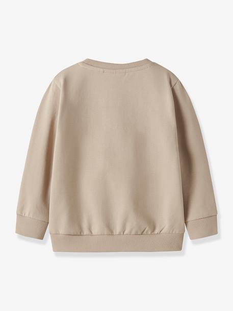 Sweatshirt NMFSETINA fille NAME IT beige+bordeaux - vertbaudet enfant 