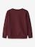 Sweatshirt NMFSETINA fille NAME IT beige+bordeaux - vertbaudet enfant 