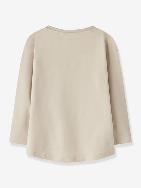 T-shirt met lange mouwen NMFVIX meisje NAME IT beige+bordeauxrood+ecru+lila - vertbaudet enfant 
