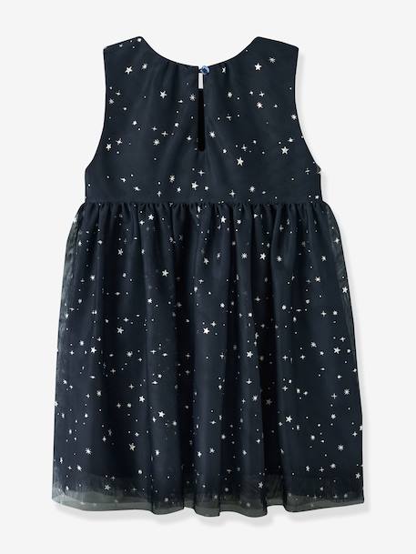 Robe en mousseline NMFVABOS fille NAME IT bleu ciel+lilas+marine - vertbaudet enfant 