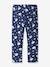 Legging en molleton NMFDAVINA fille NAME IT imprimé bleu+gris chiné+lilas - vertbaudet enfant 