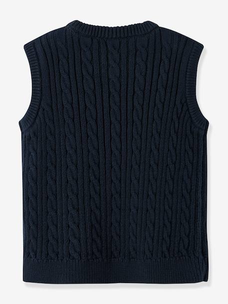 Pull sans manches NMMROMAN garçon NAME IT marine - vertbaudet enfant 