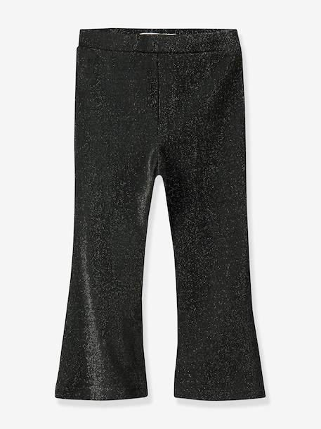 Pantalon bootcut NMFROISIN fille NAME IT bordeaux+noir - vertbaudet enfant 