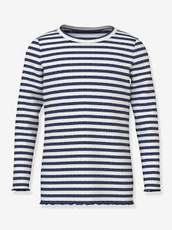 Meisje-T-shirt, souspull-T-shirt met lange mouwen met glitterende harten NMFVEMMA meisje NAME IT Slim-Fit