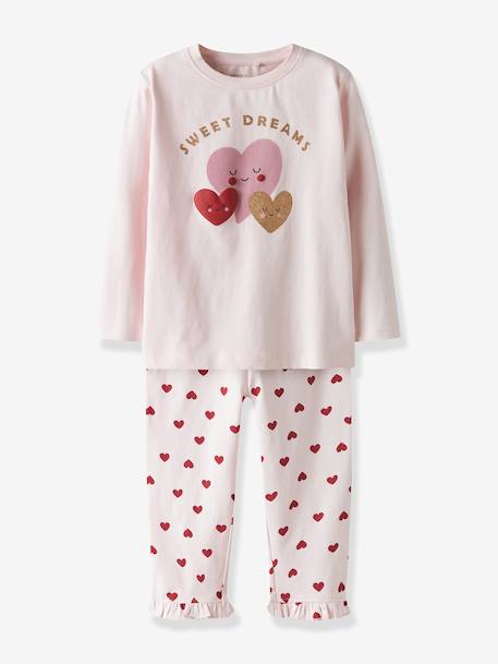 Pyjama NMFRAGNA fille NAME IT Boxy-Fit lilas+rose pâle - vertbaudet enfant 