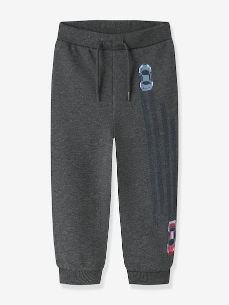 Pantalon jogging NMMVOLTINUS garçon NAME IT bleu grisé+gris chiné+marine - vertbaudet enfant 