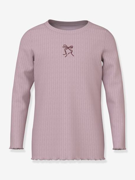 Fille-T-shirt, sous-pull-T-shirt à manches longues à cœurs pailletés NMFVEMMA fille NAME IT Slim-Fit