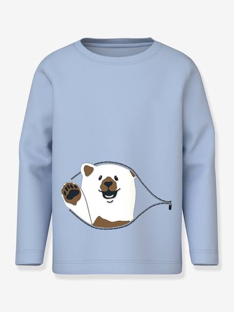 T-shirt met lange mouwen NMMVUX jongen NAME IT dennen+ecru+lichtblauw+marineblauw - vertbaudet enfant 