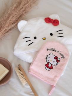 -HELLO KITTY badcape en washandje baby cadeauset