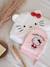 HELLO KITTY badcape en washandje baby cadeauset wit - vertbaudet enfant 
