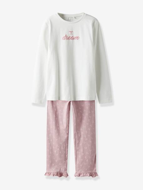 NAME IT Boxy-Fit meisjespyjama lichtroze+lila - vertbaudet enfant 