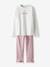 Pyjama NKFRAGNA fille NAME IT Boxy-Fit lilas+rose pâle - vertbaudet enfant 