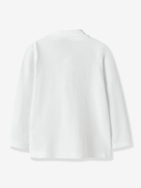 Polo NMMROGULA garçon NAME IT blanc+bleu grisé - vertbaudet enfant 