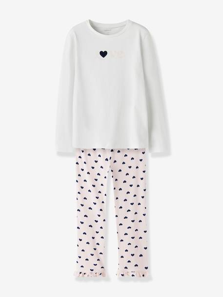 Pyjama NKFRAGNA fille NAME IT Boxy-Fit lilas+rose pâle - vertbaudet enfant 