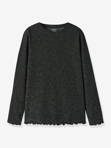 Fille-T-shirt, sous-pull-T-shirt pailleté à manches longues NKFVEMMA fille NAME IT Slim-Fit