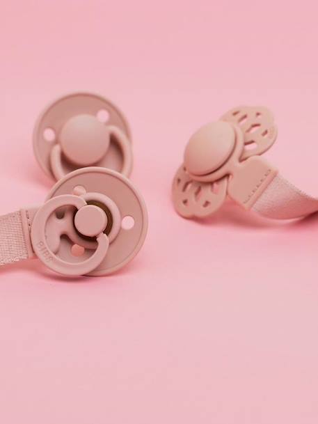 Fopspeenhouder Loop groen+rozen+wit - vertbaudet enfant 