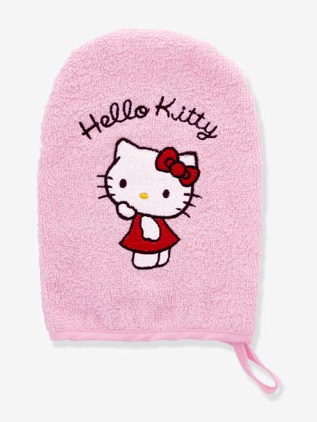 HELLO KITTY badcape en washandje baby cadeauset wit - vertbaudet enfant 