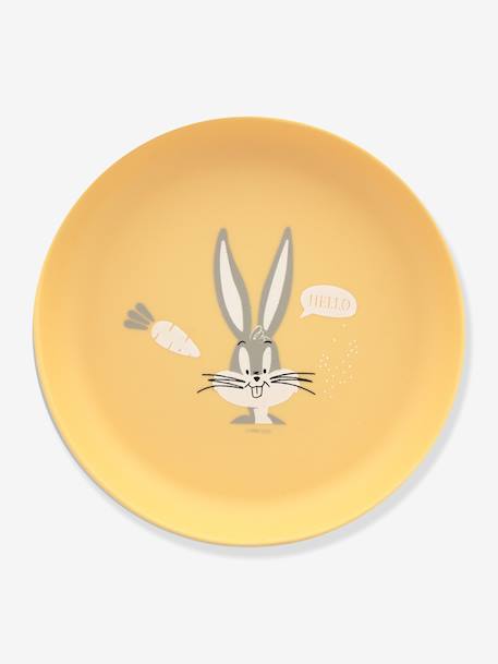 Antislipbord van siliconen Bugs Bunny LONEY TUNES geel - vertbaudet enfant 