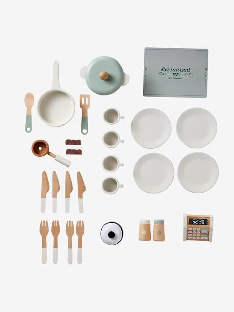 Restaurant en bois FSC® vert sauge - vertbaudet enfant 