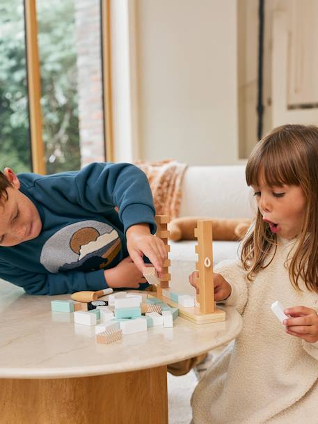Jeu du mur en bois FSC® bleu - vertbaudet enfant 