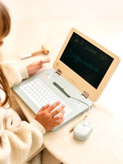 Speelgoed-Imitatiespelletjes-Computer met magisch scherm van FSC®-hout TANZANIE 