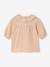 Robe bébé gaze étoilée beige poudré - vertbaudet enfant 