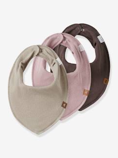 Puériculture-Repas-Bavoir-Lot de 3 bavoirs pour bébé fille NBFYVETTE NAME IT, forme triangulaire