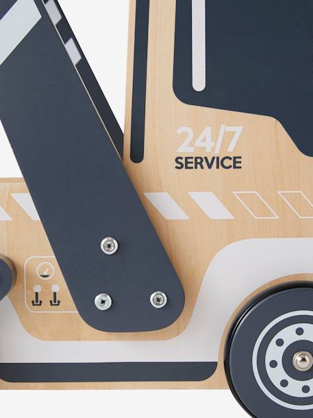 Chariot de marche Camion en bois FSC® beige - vertbaudet enfant 