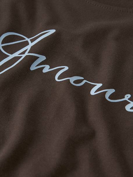 T-shirt à manches longues NKFVIX fille NAME IT bleu ciel+bordeaux+marron - vertbaudet enfant 