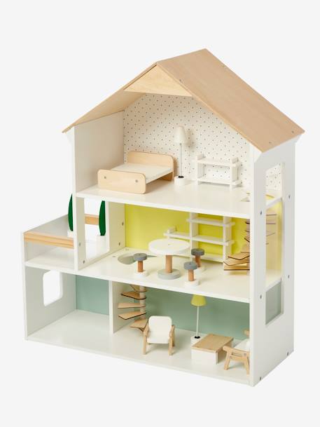 Maison des amis des petits en bois FSC® blanc - vertbaudet enfant 