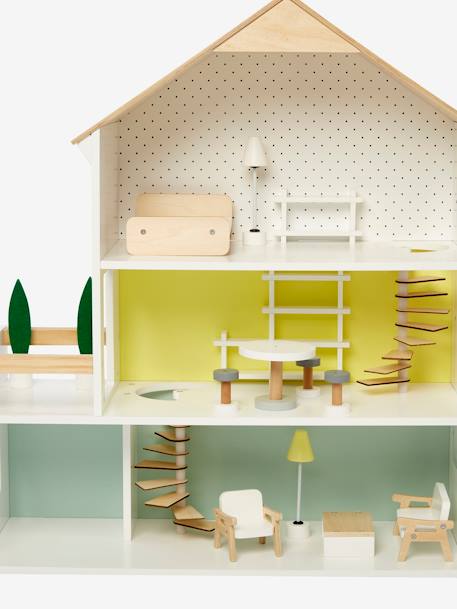 Maison des amis des petits en bois FSC® blanc - vertbaudet enfant 
