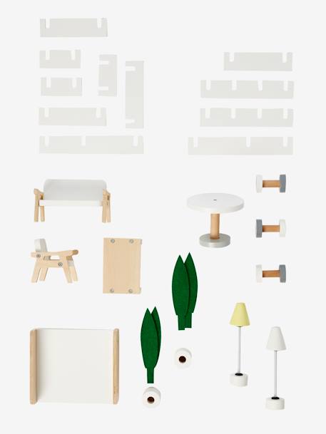 Maison des amis des petits en bois FSC® blanc - vertbaudet enfant 