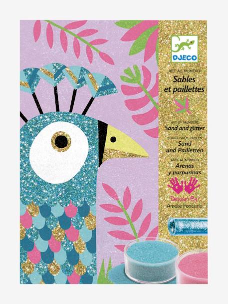 Atelier Sables colorés Eblouissants Oiseaux MULTICOLORE - vertbaudet enfant 